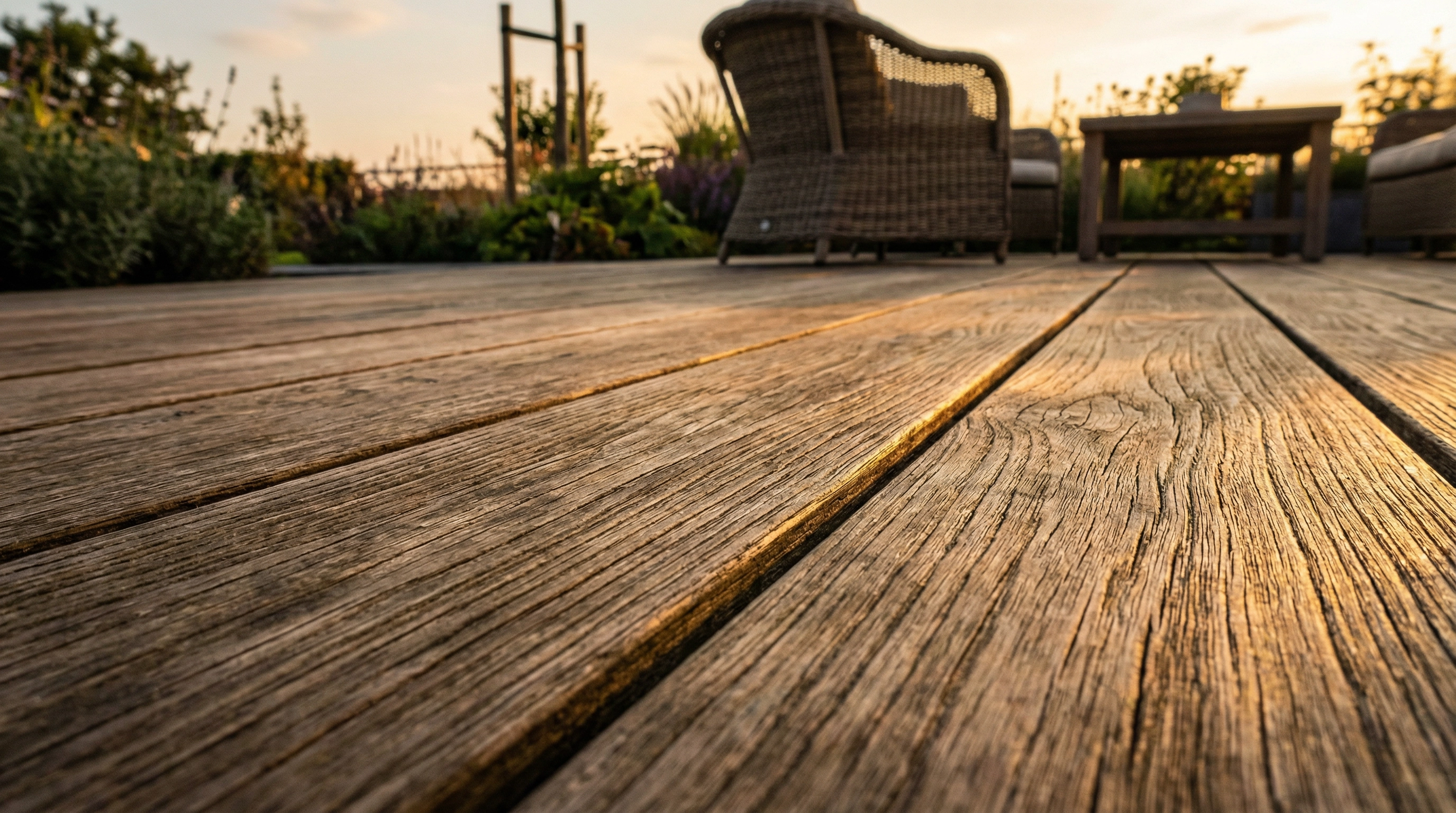 High quality timber decking installation